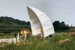 靈泉寺佛像膜結構遮陽雨棚工程